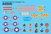 Roden Convair B-36D Peacemaker – 1:144 repülőgép makett