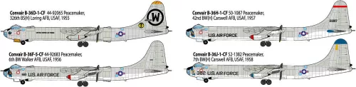 Roden Convair B-36D Peacemaker – 1:144 repülőgép makett