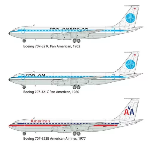 Roden Boeing 707-321 – 1:144 repülőgép makett