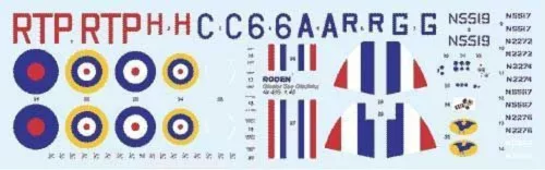 Roden Gloster Sea Gladiator – 1:48 repülőgép makett