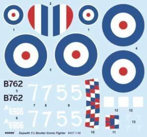 Roden Sopwith 11/2 Strutter Comic fighter – 1:48 repülőgép makett