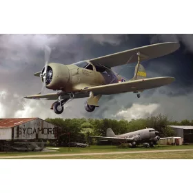   Roden Beechcraft UC-43 Staggerwing – 1:48 repülőgép makett