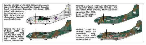 Roden Fairchild C-123K/UC-123K – 1:72 repülőgép makett