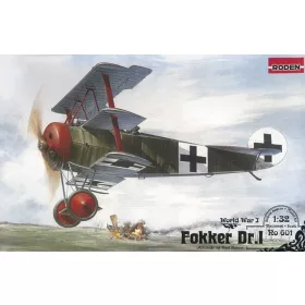 Roden Fokker Dr.I – 1:32 repülőgép makett