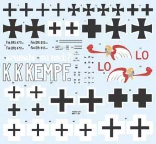 Roden Fokker Dr.I – 1:32 repülőgép makett