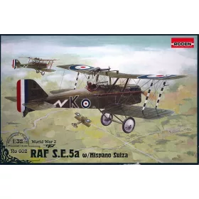   Roden RAF S.E.5a w/Hispano Suiza – 1:32 repülőgép makett