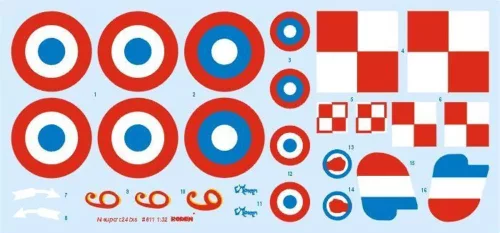 Roden Nieuport 24bis – 1:32 repülőgép makett