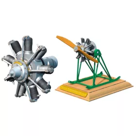  Roden Gnome Monosoupape 100 h.p – 1:32 repülőgépmotor makett kiegészítő
