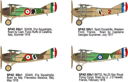 Roden Spad XIIIc1 (Early) – 1:32 repülőgép makett