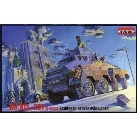   Roden Sd.Kfz. 231 Schwerer Panzerspähwagen – 1:72 harcjármű makett