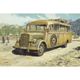   Roden Opel Blitz Omnibus W39 Ludewig-built – 1:72 autóbusz makett
