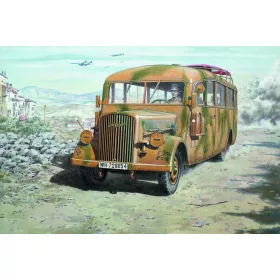   Roden Opel Blitz Omnibus W39 (Late WWII serv.) – 1:72 autóbusz makett