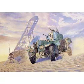   Roden British Armoured Car Pattern 1920 Mk.II (modified with sand tyres) – 1:72 harcjármű makett