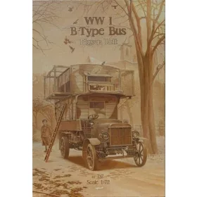   Roden Type B WWI Bus "Pigeon Loft" – 1:72 autóbusz makett