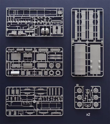 Roden Vomag 8 LR LKW WWII German Heavy Truck – 1:72 teherautó makett
