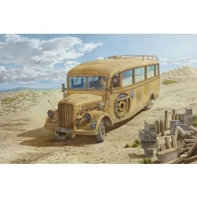   Roden Opel Blitz 3.6-47 Omnibus model W39 Lude Ludewig built, late – 1:35 autóbusz makett