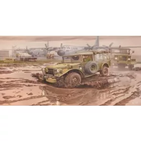   Roden M42 US 3/4 ton 4x4 Command truck – 1:35 teherautó makett