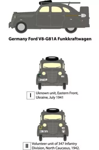 Roden Ford V8-G81A Funkwagen – 1:35 autó makett