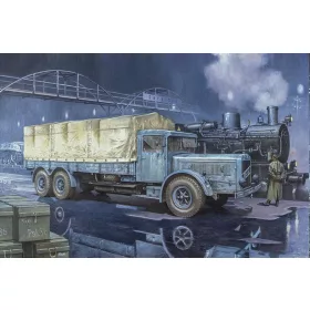   Roden Vomag 8 LR LKW WWII German Heavy Truck – 1:35 teherautó makett