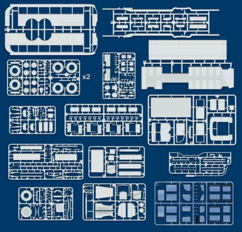 Roden Vomag 7 OR 660 Omnibus – 1:35 autóbusz makett