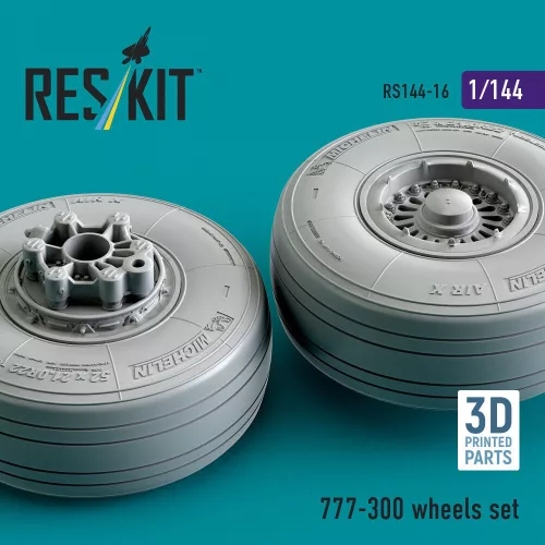 ResKit Models 777-300 wheels set (3D printed) - kerékkészlet