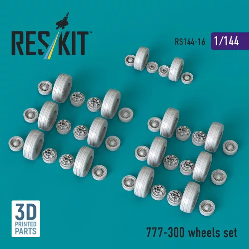 ResKit Models 777-300 wheels set (3D printed) - kerékkészlet