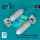 ResKit Models AN-M58 bombs (500 lbs) for all USAF & RAF of WW2 & Korean War (2 pcs) (3D Printed) - bombák, 500 fontos, 2 db