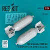 ResKit Models MK.36 bombs (1000 lbs) for all US NAVY & RAF of WW2 & Korean War (2 pcs) (3D Printed) - MK.36 – bombák, 1000 fontos, 2 db