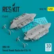ResKit Models BRU-55 Smart Bomb Racks for F/A-18 (2 pcs) (3D Printed) - BRU-55 – intelligens bombafelfüggesztő keretek, 2 db