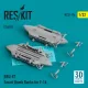 ResKit Models BRU-57 Smart Bomb Racks for F-16 (2 pcs) (3D Printed) - BRU-57 – intelligens bombafelfüggesztő keretek, 2 db