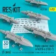 ResKit Models A/A37B-6 (TER-7) – hármas bombafelfüggesztő keretek, 5 db