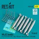 ResKit Models Mk.82 bombs (6 pcs) (F-4, F-5, F-8, F-15, F-16, F-18, A-1, A-4, A-6, A-7, A-10, Kfir) (3D Printed) - Mk.82 – bombák, 6 db