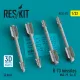 ResKit Models R-73 missiles (4 pcs) (MiG-29, Su-27) (3D Printed) - R-73 – rakéták, 4 db