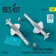 ResKit Models Red Top missiles (2 pcs) (EE Lightning, Sea Vixen, Hawker Hunter) (3D Printed) - Red Top – rakéták, 2 db