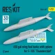 ResKit Models 450 gal wing fuel tanks with pylons for F-105 Thunderchief (2 pcs) - F-105 Thunderchief – 450 gallonos szárny alatti üzemanyag-póttartályok pilonokkal, 2 db