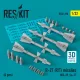 ResKit Models R-27 (R/T) missiles (4 pcs) (MiG-29, Su-27) (3D Printed) - R-27 (R/T) – rakéták, 4 db