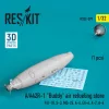 ResKit Models A/A42R-1 Buddy air refueling store (1 pcs) (F/A-18, S-3, MQ-25, A-6, EA-6, A-7, A-4) (3D Printed) - A/A42R-1 – Buddy légi utántöltő konténer