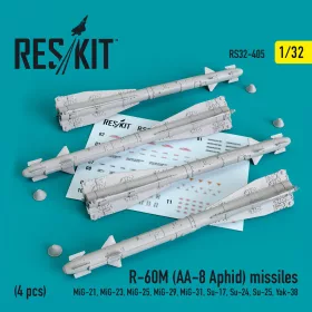 ResKit Models R-60M (AA-8 Aphid) – rakéták, 4 db