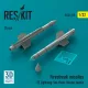 ResKit Models Firestreak missiles (2 pcs) (EE Lightning, Sea Vixen, Gloster Javelin) (3D Printed) - rakéták, 2 db