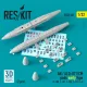 ResKit Models AN / ALQ-87 ECM pods early type (2 pcs) (F-100, F-101, F-105, F-111, F-4) (3D Printed) - AN/ALQ-87 ECM zavarókonténerek – korai változat, 2 db