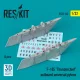 ResKit Models F-105 Thunderchief outboard universal pylons (2 pcs) (3D Printed) - külső univerzális fegyverfelfüggesztő pilonok, 2 db
