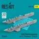 ResKit Models USAF Outboard pylons for F-4 Phantom II (C,D,E,G) (2 pcs) (3D Printed) - F-4 Phantom II (C/D/E/G) – amerikai légierős külső fegyverfelfüggesztő pilonok, 2 db