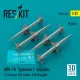 ResKit Models AIM-7A Sparrow I missiles (4 pcs) (F-3 Demon, F7U Cutlass, F3D Skynight) (3D Printed) - rakéták, 4 db