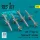 ResKit Models AIM-7F High Vis Sparrow III missiles (4 pcs) (F-4, F-5, F-15, F-16, F-14, F/A-18) (3D Printed) - AIM-7F High Vis Sparrow III – rakéták, 4 db