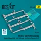 ResKit Models Meteor BVRAAM missiles (4 pcs) (Rafale, Mirage 2000, JAS-39 Gripen, Eurofighter Typhoon, F-35) (3D Printed) - Meteor BVRAAM – rakéták, 4 db