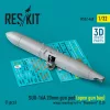 ResKit Models SUU-16A 20mm gun pod (open gun bay) wings mounting for F-4 Phantom II (C,D) (1 pcs) (3D Printed) - gépágyúkonténer, 1 db