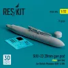 ResKit Models SUU-23 20mm gun pod (close gun bay) for British Phantom (RAF & RN) (1 pcs) (3D Printed) - gépágyúkonténer, 1 db