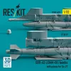 ResKit Models GBU-62 (JDAM-ER) bombs with pylons for Su-27 (2 pcs) (3D Printed) - bombák, 2 db