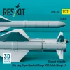 ResKit Models Exocet missiles (2 pcs) (Sea King, Super Etendard, Mirage 2000, Rafale, Mirage F.1) (3D Printed) - Exocet – rakéták, 2 db