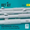 ResKit Models Matra Durandal (BLU-107) bombs (4 pcs) (F-15E, F-16, F-111E, Tornado, Mirage 2000) (3D Printed) - Matra Durandal (BLU-107) – bombák, 4 db